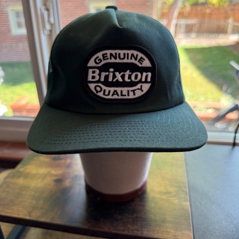 Brixton Genuine Quality Green Snapback Hat